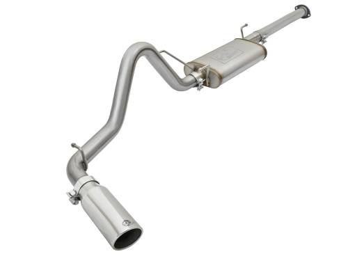 aFe Power - 49-46031-P | AFE Power MACH Force-Xp 2-1/2 IN 409 Stainless Steel Cat-Back Exhaust System w/Polished Tip (2005-2012 Tacoma L4-2.7L)