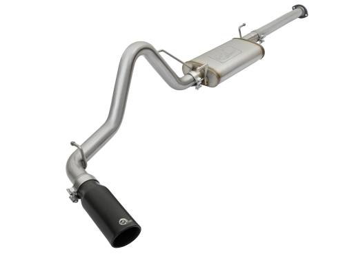 aFe Power - 49-46031-B | AFE Power MACH Force-Xp 2-1/2 IN 409 Stainless Steel Cat-Back Exhaust System w/Black Tip (2005-2012 Tacoma L4-2.7L)