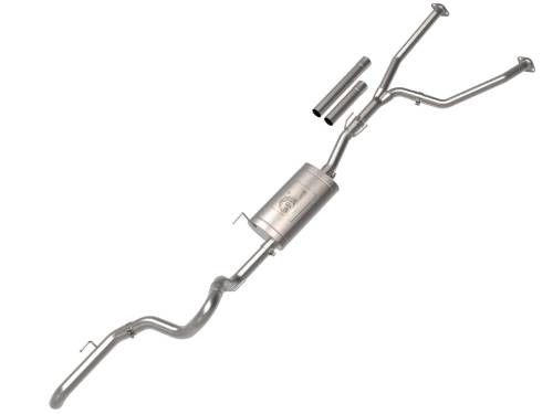 aFe Power - 49-46062 | AFE Power Apollo GT Series 2-1/2 IN to 3 IN 409 SS Cat-Back Hi-Tuck Exhaust System (2022-2024 Tundra V6-3.4L tt)