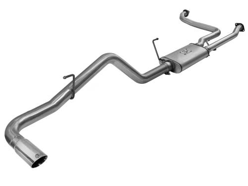 aFe Power - 49-46101-1 | AFE Power MACH Force-Xp 2-1/2 IN to 3 IN 409 Stainless Steel Cat-Back Exhaust System (2005-2019 Frontier V6-4.0L)