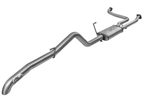 aFe Power - 49-46104 | AFE Power MACH Force-Xp 3 IN 409 Stainless Steel Cat-Back Exhaust System (2005-2019 Frontier V6-4.0L)