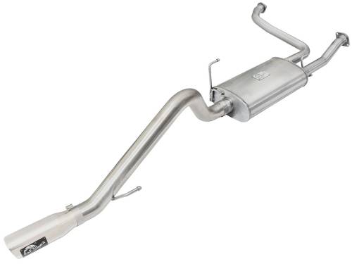 aFe Power - 49-46110-P | AFE Power MACH Force-Xp 3 IN 409 Stainless Steel Cat-Back Exhaust System w/Polished Tip (2005-2015 Xterra V6-4.0L)