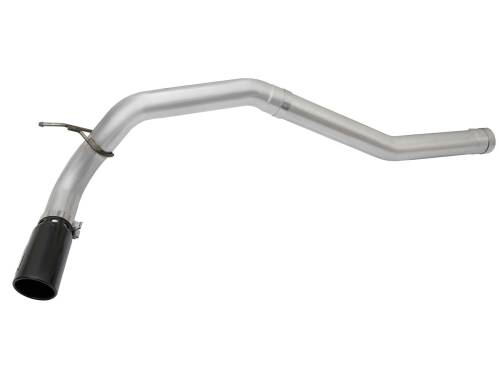 aFe Power - 49-46113-B | AFE Power Large Bore-HD 4 IN DPF-Back Stainless Steel Exhaust System w/Black Tip (2016-2019 Titan XD V8-5.0L td)