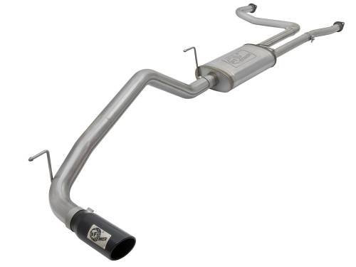 aFe Power - 49-46125-B | AFE Power MACH Force-Xp 2-1/2" Cat-Back Exhaust System w/ Black Tip (2017-2024 Titan A61 V8-5.6L)