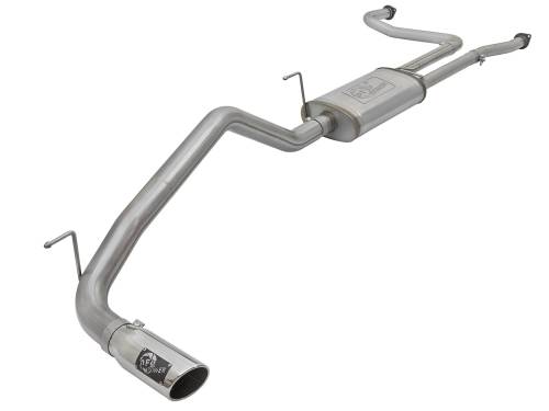 aFe Power - 49-46125-P | AFE Power MACH Force-Xp 2-1/2" Cat-Back Exhaust System w/ Polished Tip (2017-2024 Titan A61 V8-5.6L)