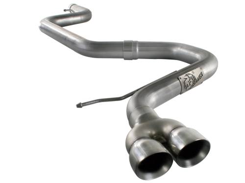 aFe Power - 49-46402 | AFE Power Large Bore-HD 2-1/2 IN 409 Stainless Steel Cat-Back Exhaust System (2011-2014 Golf L4-2.0L)