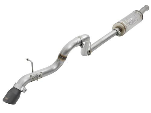 aFe Power - 49-48065-1B | AFE Power MACH Force-Xp 2-1/2 IN 409 Stainless Steel Cat-Back Hi-Tuck Exhaust System (2018-2024 Wrangler JL V6-3.6L)