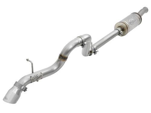 aFe Power - 49-48075-P | AFE Power MACH Force-Xp 2-1/2 IN 409 Stainless Steel Axle-Back Hi-Tuck Exhaust Polished (2018-2024 Wrangler JL V6-3.6L)