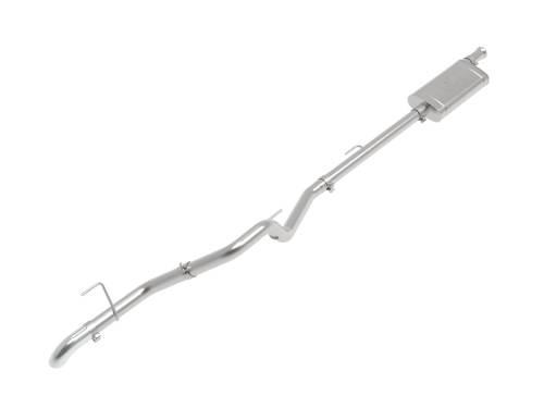 aFe Power - 49-48088 | AFE Power Apollo GT Series 2-1/2 IN 409 Stainless Steel Cat-Back Hi-Tuck Exhaust System (2020-2024 Gladiator JT V6-3.6L)