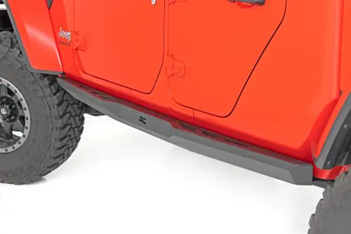 Rough Country - 90802 | Rough Country Heavy Duty Rock Sliders (2020-2024 Gladiator JT 4WD)