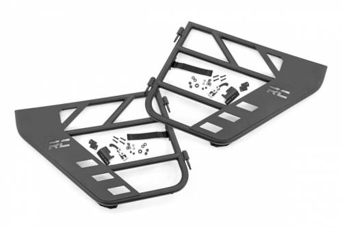 Rough Country - 10618 | Rough Country Tube Doors | Rear (2018-2024 Wrangle JK Unlimited 4WD | 2020-2024 Gladiator JT 4WD)