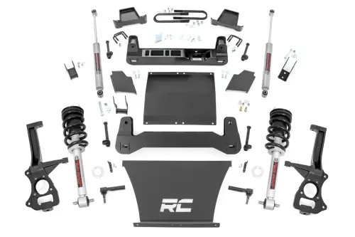 Rough Country - 110331 | Rough Country 4 Inch Lift Kit For Chevrolet Silverado / GMC Sierra 1500 (2025-2025) | 5.3L V8 or 6.2L V8, N3 Struts With N3 Rear Shocks