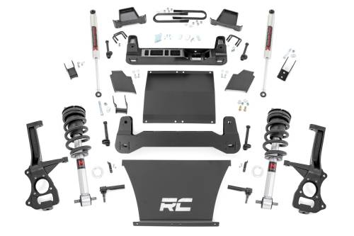 Rough Country - 110040 | Rough Country 6 Inch Lift Kit For Chevrolet Silverado 1500 (2025-2025) | 5.3L V8 or 6.2L V8, M1 Strut With M1 Rear Shocks