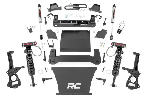 Rough Country - 110057 | Rough Country 6 Inch Lift Kit For Chevrolet Silverado 1500 (2025-2025) | 5.3L V8 or 6.2L V8, Vertex Coilovers With V2 Rear Shocks