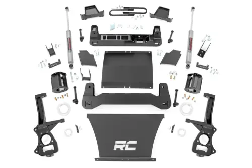 Rough Country - 110230 | Rough Country 6 Inch Lift Kit For GMC Sierra 1500 (2025-2025) | 5.3L V8 or 6.2L V8, Strut Spacers With N3 Rear Shocks