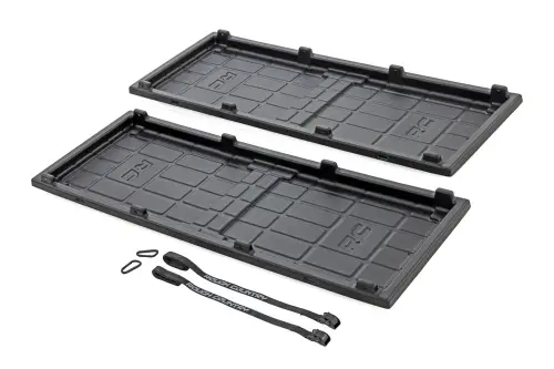 Rough Country - 10209 | Rough Country Truck Bed Cargo Storage Tray Easy Access For Most Chevrolet / Ford / GMC / NIssan / Ram / Toyota Pickup Trucks | Long Bed Storage Tray