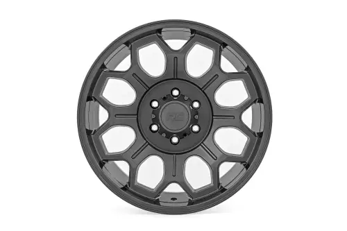 Rough Country - 77201812G | Rough Country 77 Series Wheel | One-Piece / Gunmetal Gray / 20x9 / 6x5.5 / +18mm