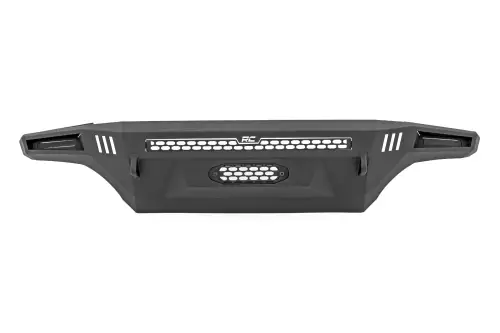 Rough Country - 10914 | Rough Country High Clearance Front Bumper For Toyota Tundra 2/WD/4WD (2014-2021) | With LED Block Off Plates (No Lights)