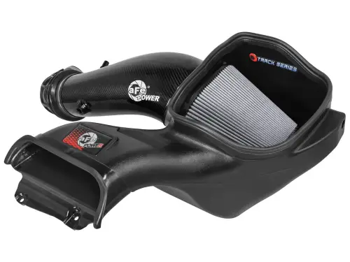 aFe Power - 57-10030D | AFE Power Track Series Carbon Fiber Cold Air Intake System With Pro DRY S Filter For Ford F-150 Raptor R V8 5.2L (2023-2024)