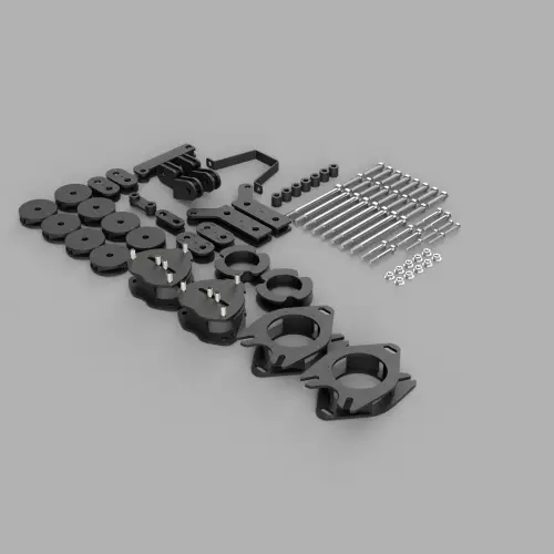 Traxda - 222040 | Traxda 2. Inch Front / 2.0 inch Rear Suspension Lift Kit (2017-2024 Rdigeline 2WD/4WD/AWD, 2016-2022 Pilot 2WD/4WD/AWD, 2016-2024 Passport 2WD/4WD/AWD)