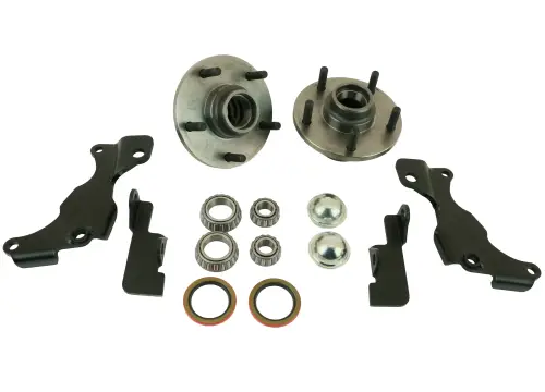 Ridetech - 11529595 | Ridetech Front Brake Retention Kit For Chevrolet Corvette (1963-1982) | ONLY To Be Use With TruTurn System