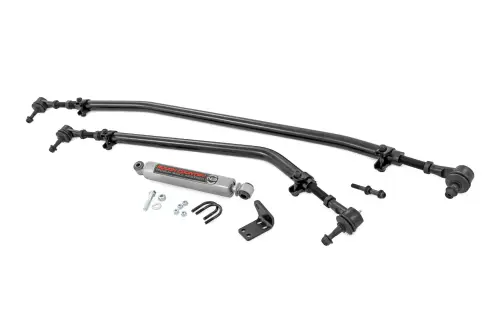 Rough Country - 10663 | Rough Country HD High Steering Kit For Jeep Gladiator JT (2020-2024) / Wrangler JL (2018-2024) | Steering Kit And Stabilizer