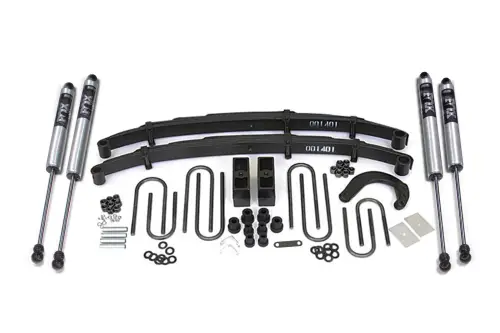 BDS Suspension - BDS137FS | BDS Suspension 4 Inch Lift Kit For Chevrolet/GMC Blazer, Jimmy, V10 Suburban (1988-1991) | Rear 4 Inch Lift Block Kit, Fox 2.0 Performance Series Shocks