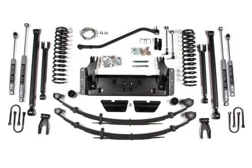 BDS Suspension - BDS1427H | BDS Suspension 4.5 Inch Lift Kit Long Arm For Jeep Cherokee XJ (1984-2001) | Rear Axle Chrysler 8.25, NX2 Nitro Series Shocks