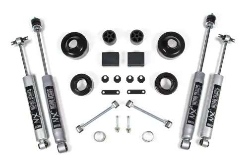 BDS Suspension - BDS1429H | BDS Suspension 2 Inch Lift Kit With Coil Spacer For Jeep Wrangler JK 2 Door (2012-2018) | NX2 Nitro Series Shocks