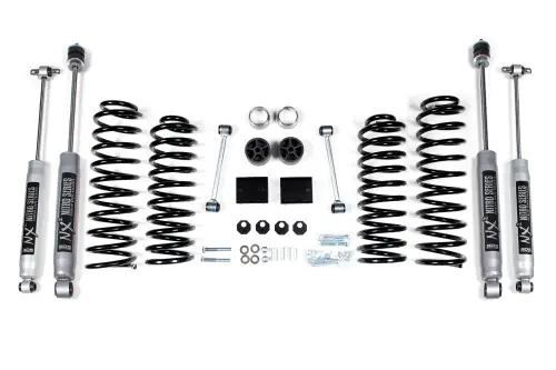 BDS Suspension - BDS1430H | BDS Suspension 2 Inch Lift Kit With Coil Spacer For Jeep Wrangler JK 4 Door (2012-2018) | NX2 Nitro Series Shocks