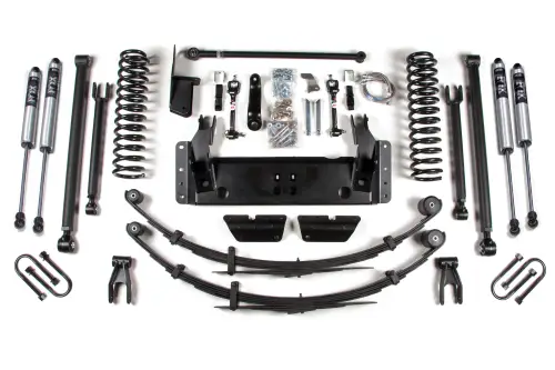 BDS Suspension - BDS1433FS | BDS Suspension 6.5 Inch Lift Kit Long Arm For Jeep Wrangler XJ (1984-2001) | Rear Axle Chrysler 8.25, Fox 2.0 Performance Series Shocks