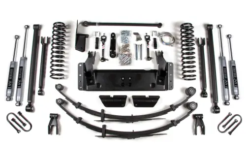 BDS Suspension - BDS1433H | BDS Suspension 6.5 Inch Lift Kit Long Arm For Jeep Wrangler XJ (1984-2001) | Rear Axle Chrysler 8.25, NX2 Nitro Series Shocks