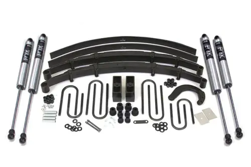 BDS Suspension - BDS143FS | BDS Suspension 6 Inch Lift Kit For Chevrolet/GMC Blazer, Jimmy, V10 Suburban (1988-1991) | Rear 4 Inch Lift Block Kit With Add-A-Leaf, Fox 2.0 Performance Series Shocks