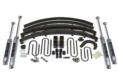 BDS Suspension - BDS143H | BDS Suspension 6 Inch Lift Kit For Chevrolet/GMC Blazer, Jimmy, V10 Suburban (1988-1991) | Rear 4 Inch Lift Block Kit With Add-A-Leaf, NX2 Nitro Series Shocks