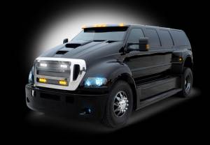 Recon Truck Accessories - 4-LED 19 Function 4-Watt High-Intensity Strobe Light Module w Black Base - Amber Color - Image 3