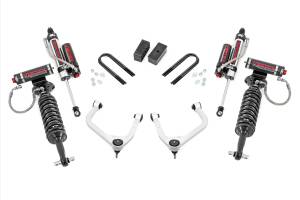 28850 | Rough Country 3.5 Inch Lift Kit For GMC Sierra 1500 2WD/4WD | 2019-2024 | Rear Factory Mono-Leaf Spring, Vertex Coilovers With Vertex Shocks