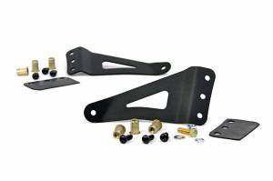 Rough Country - 70507 | GM 50-inch Curved LED Light Bar Upper Windshield Mounts (07-13 PU/SUV) - Image 1