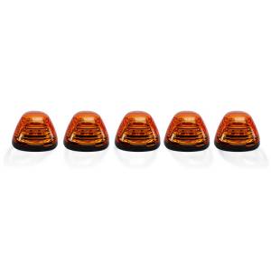 264143AM | (5-Piece Set) Amber Lens with Amber LED’s – Complete Kit With Wiring & Hardware