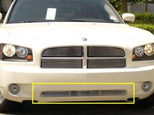 25474 | T-Rex Billet Series Bumper Grille | Horizontal | Aluminum | Polished | 1 Pc | Overlay | [Available While Supplies Last]