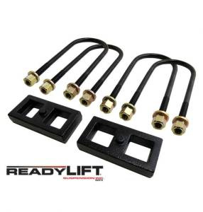 66-1101 | ReadyLift 1 Inch Rear Block & U Bolt Kit (2002-2008 Ram 1500 2WD/4WD)