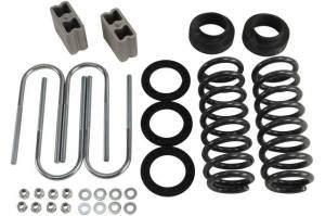 602 | Belltech 1 or 2 Inch Front / 3 Inch Rear Complete Lowering Kit without Shocks (2004-2012 Colorado/Canyon 2WD)
