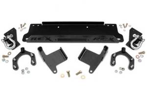 1173 | Jeep Winch Mounting Plate w/D-rings for Factory Bumper (07-18 Wrangler JK)