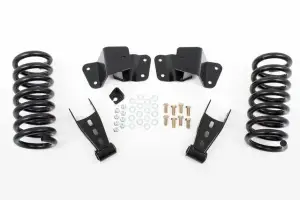 33136 | McGaughys 2 Inch Front / 4 Inch Rear Lowering Kit 1988-1998 GM 1500 Truck 2WD
