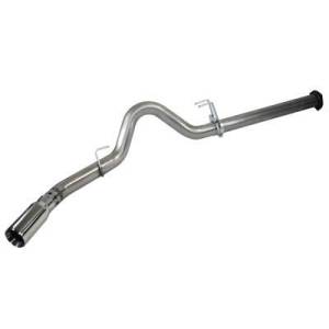 LARGE Bore HD 4" DPF-Back Stainless Steel Exhaust System; Ford Diesel Trucks 11-14 V8-6.7L (td)