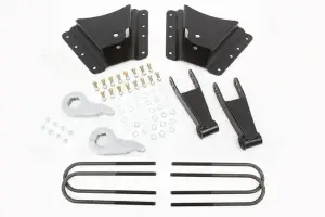 33076 | McGaughys 2 to 3 Inch Front / 5 Inch Rear Lowering Kit 2002-2010 GM 3500 Trucks 2WD/4WD
