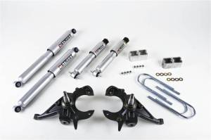612SP | Belltech 2 Inch Front / 2 Inch Rear Complete Lowering Kit with Street Performance Shocks (1982-2004 S10/S15 2WD | 1983-1997 Blazer/Jimmy 2WD)