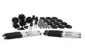 KJ09156BK | 4 Inch Jeep Combo Lift Kit with Tuff Country Shocks (2007-2018 Jeep Wrangler JK)