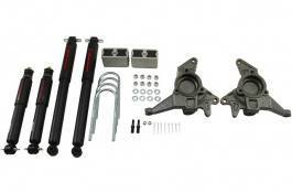 625ND | 2 Inch Front / 3 Inch Rear Complete Lowering Kit with Nitro Drop Shocks (1998-2003 Blazer/Jimmy 2WD)