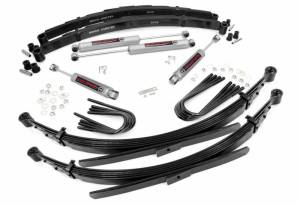 18630 | Rough Country 2 Inch Lift Kit With Premium N3 Shocks For Chevrolet C20 & K20 / GMC C25 & K25 | Leaf Springs (52 Inch Rear)