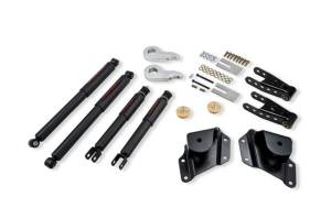 654ND | Complete 1-2/4 Lowering Kit with Nitro Drop Shocks